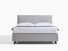 Letto matrimoniale imbottito in tessuto&nbsp;AMODO - NOCTIS