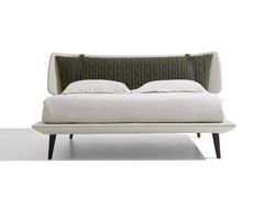 Letto matrimoniale con testiera imbottita&nbsp;BASILICO - NOCTIS