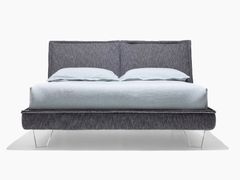 Letto matrimoniale imbottito in tessuto&nbsp;CALA - NOCTIS