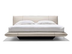 Letto matrimoniale imbottito in tessuto&nbsp;VOLO - NOCTIS