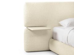 Testiera imbottita in tessuto con comodini integrati&nbsp;ALBA LONG - ABSOLUTELY ITALIAN GOODS
