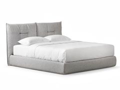 Letto contenitore imbottito in tessuto sfoderabile con base bauletto&nbsp;BARBARESCO - ABSOLUTELY ITALIAN GOODS