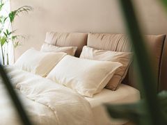 Coordinato letto a tinta unita in lino&nbsp;LINO - ABSOLUTELY ITALIAN GOODS