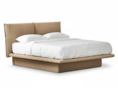 Letto contenitore imbottito in tessuto sfoderabile con base fantasma&nbsp;NEIVE - ABSOLUTELY ITALIAN GOODS