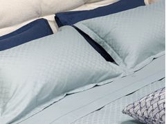 Coordinato letto jacquard a tinta unita in cotone&nbsp;SATIN JACQUARD - ABSOLUTELY ITALIAN GOODS