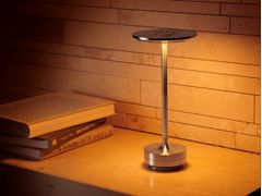 Lampada da tavolo a LED a batteria con ricarica USB&nbsp;TURN STAINLESS STEEL - AMBIENTEC CORPORATION