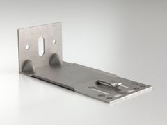 Staffa ad �L� ricavata da stampaggio di acciaio inox&nbsp;IX180 - REDCIRCLE