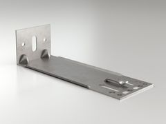 Staffa ad �L� ricavata da stampaggio di acciaio inox&nbsp;IX240 - REDCIRCLE