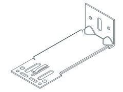 Staffa ad �L� ricavata da stampaggio di acciaio inox&nbsp;IX20 - REDCIRCLE