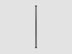 Lampada a sospensione dimmerabile a LED in alluminio e vetro&nbsp; VITREO S1500 VERTICAL 0-10V 110V - &COSTA