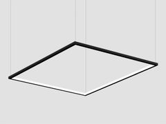 Lampada a sospensione LED con pannello acustico integrabile&nbsp;CIRCUS SQUARE S1500 - &COSTA