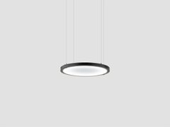 Lampada a sospensione circolare LED biemissione&nbsp;LUNA S430 HORIZONTAL - &COSTA