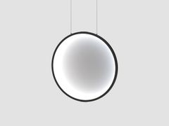 Lampada a sospensione LED circolare a luce diffusa&nbsp;LUNA S900 VERTICAL - &COSTA