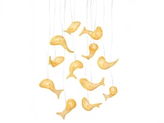 Lampada a sospensione a LED&nbsp;BEJEWELLED FISH - ANGOWORLD CO.