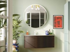 Mobile lavabo sospeso singolo con ante&nbsp;FUSION 42 - ARBI ARREDOBAGNO