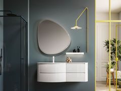 Mobile lavabo sospeso singolo con cassetti&nbsp;FUSION 44 - ARBI ARREDOBAGNO