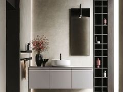 Mobile lavabo sospeso singolo con cassetti&nbsp;SKY HOOK 37 - ARBI ARREDOBAGNO