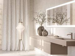 Mobile lavabo sospeso singolo con cassetti&nbsp;SKY HOOK 38 - ARBI ARREDOBAGNO