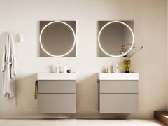 Mobile lavabo sospeso singolo con cassetti&nbsp;SKY SAIL 32 - ARBI ARREDOBAGNO