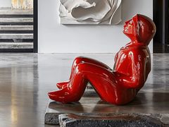 Scultura in acciaio colorato&nbsp;DIALOGUE - ARIETE ART