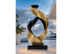 Scultura in acciaio&nbsp;ECLIPSE - ARIETE ART