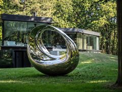Scultura in acciaio inox&nbsp;EYE OF THE SUN - ARIETE ART