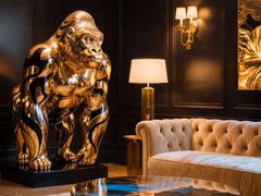 Scultura in bronzo&nbsp;GOLDEN GUARDIAN - ARIETE ART