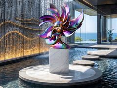 Scultura&nbsp;IRIDESCENT BLOOM - ARIETE ART
