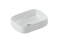 Lavabo da appoggio rettangolare in ceramica&nbsp;COGNAC QUADRO 56 - ARTCERAM
