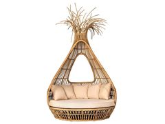 Letto da giardino rotondo in Polyrattan a igloo&nbsp;BONGO - ARTIE GARDEN INTERNATIONAL