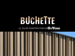 Rivestimento in acciaio effetto legno con rivestimento a stampa selettiva con effetto casuale&nbsp;BUCHETTE - ATELIERS 3S