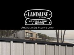 Rivestimento in acciaio effetto legno con rivestimento a stampa selettiva con effetto casuale&nbsp;LANDAISE - ATELIERS 3S