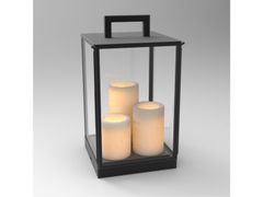 Lampada da tavolo per esterno a LED in ottone a batteria&nbsp;BELLEFEU ON BATTERY OUTDOOR 3L - POST LIGHT INTERNATIONAL