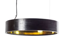 Lampada a sospensione a LED in ottone&nbsp;ECLIPS ROUND - POST LIGHT INTERNATIONAL