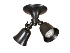 Lampada da soffitto orientabile a LED in ottone&nbsp;FLEURE TWIN MOUNTED BASE - POST LIGHT INTERNATIONAL