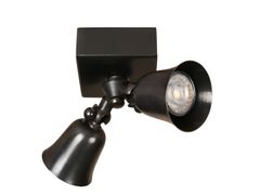 Lampada da soffitto orientabile a LED in ottone&nbsp;FLEURE TWIN ON SQUARE BASE - POST LIGHT INTERNATIONAL