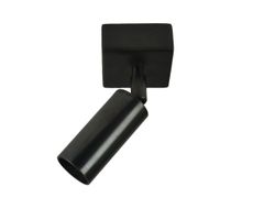 Faretto quadrato orientabile in ottone a soffitto&nbsp;LIT ON SQUARE BASE - POST LIGHT INTERNATIONAL