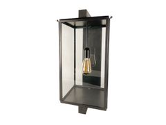 Lampada da parete per esterno in vetro&nbsp;VITRINE ON BRACKET - POST LIGHT INTERNATIONAL