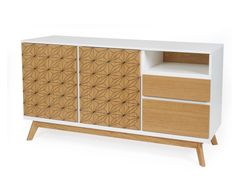 Credenza in legno impiallacciato con cassetti&nbsp;BILBOA | Credenza - WOODMAN