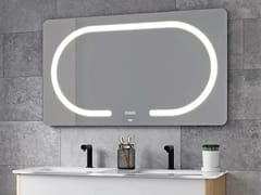 Specchio bagno da parete con illuminazione integrata&nbsp;HARMONY - BISELARTE