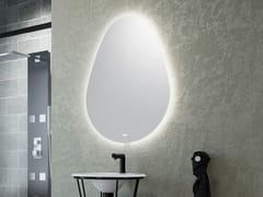 Specchio bagno da parete con illuminazione integrata&nbsp;OVUM - BISELARTE