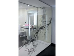 Box doccia in vetro con stampa digitale&nbsp;Box doccia - BISELARTE