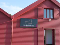 Insegna commerciale in vetro con stampa digitale&nbsp;Insegna commerciale - BISELARTE