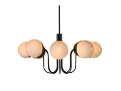 Lampadario in vetro opale&nbsp;BISTRO - BISTROMANIA  SAS