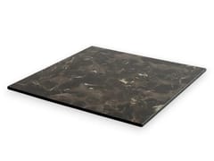 Piano per tavoli quadrato in HPL&nbsp;MARBRO square - BISTROMANIA  SAS