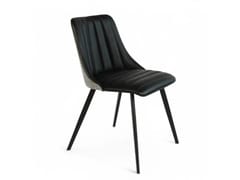 Sedia da ristorante con seduta imbottita&nbsp;MILAN - BISTROMANIA  SAS