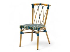 Sedia da ristorante impilabile in alluminio&nbsp;TOUQUET - BISTROMANIA  SAS