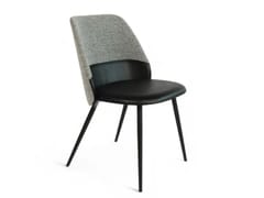 Sedia con seduta imbottita&nbsp;VERONE - BISTROMANIA  SAS