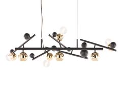 Lampada a sospensione in metallo&nbsp;GALAXY HANGING LAMP LONG - BRAND VAN EGMOND