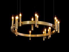 Lampada a sospensione in metallo&nbsp;SHIRO CHANDELIER ROUND - BRAND VAN EGMOND